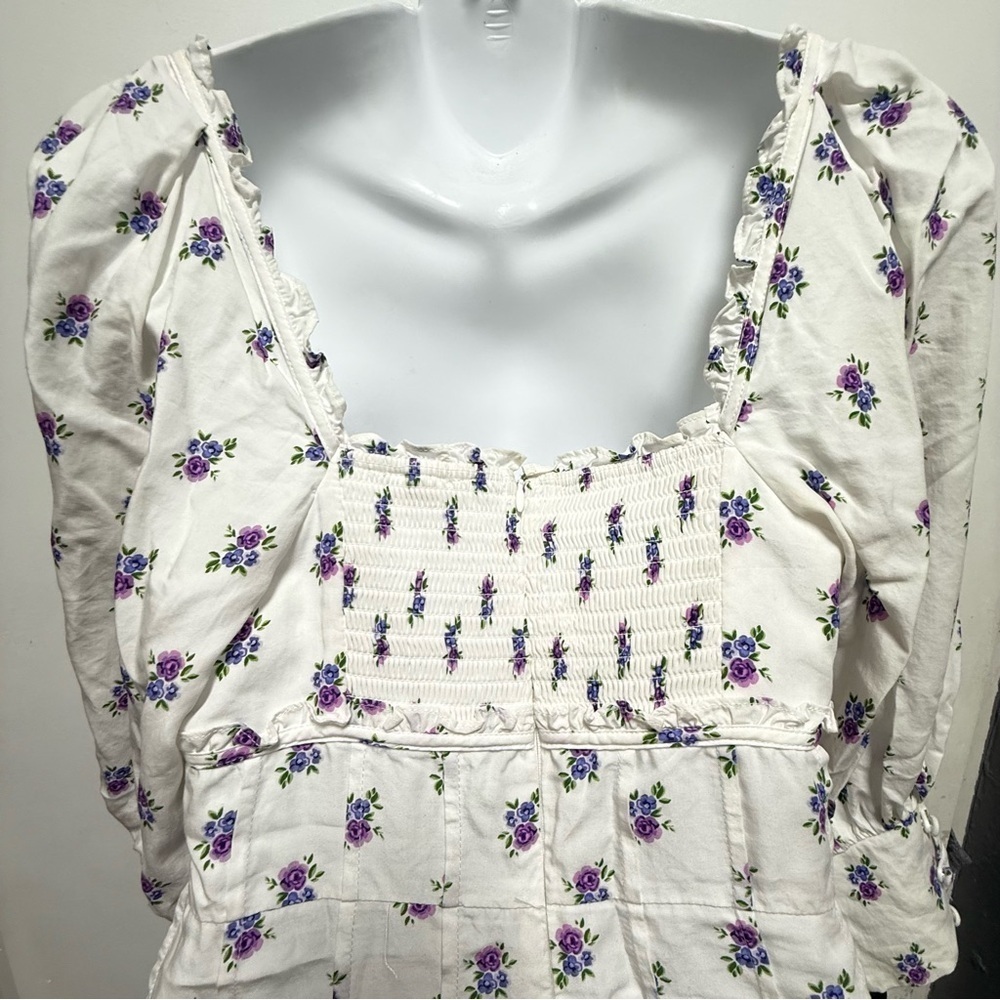 For Love & Lemons Viola Mini Dress White - Picture 13 of 13